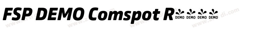 FSP DEMO Comspot R字体转换 FSP DEMO Comspot R字体转换